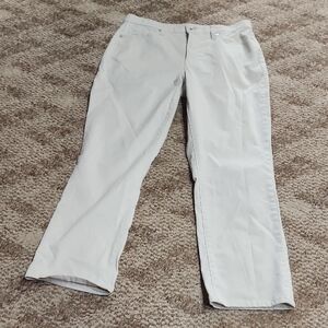 Lands' End Womens Light Beige Chinos